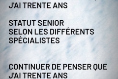 J'ai trente ans