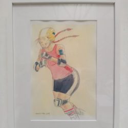 Aquarelle - Roller Derby