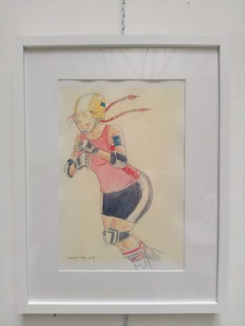 Aquarelle - Roller Derby