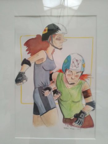 Aquarelle - Roller Derby